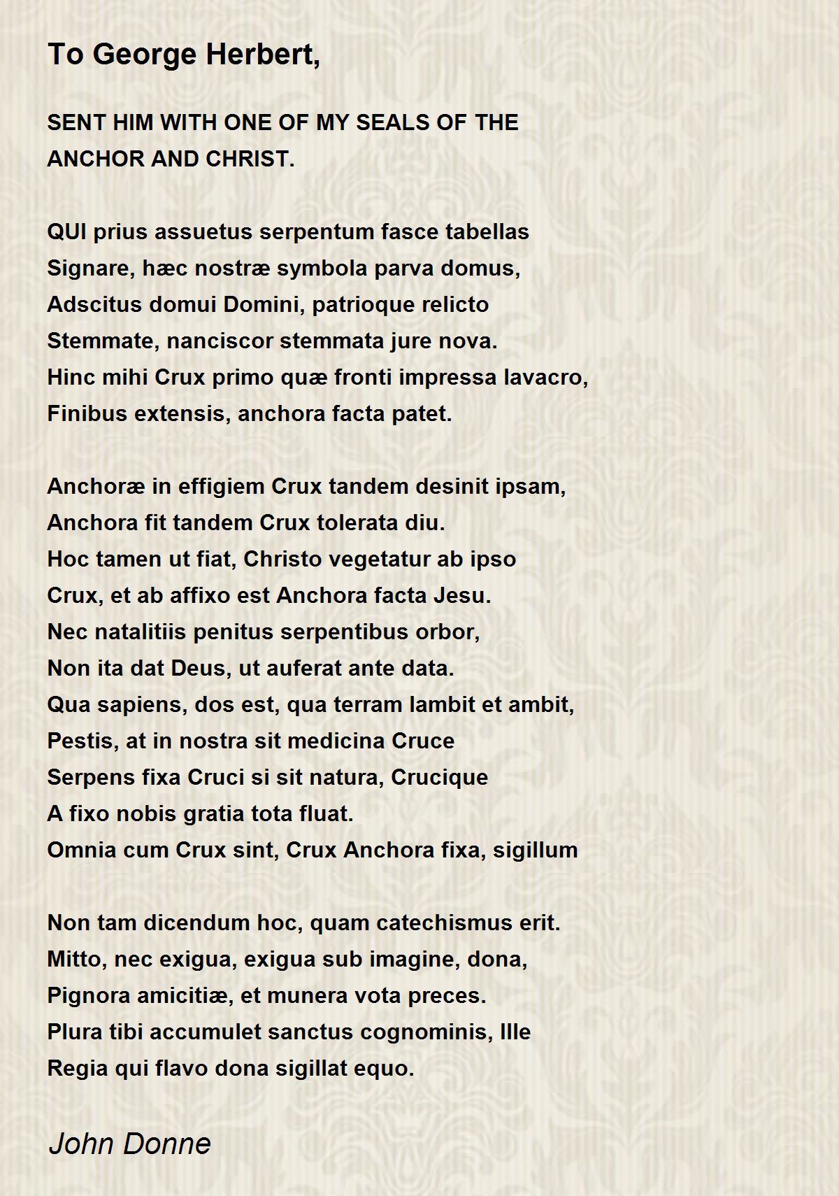 The Elixir Poem By Herbert Poem Hunter vrogue.co