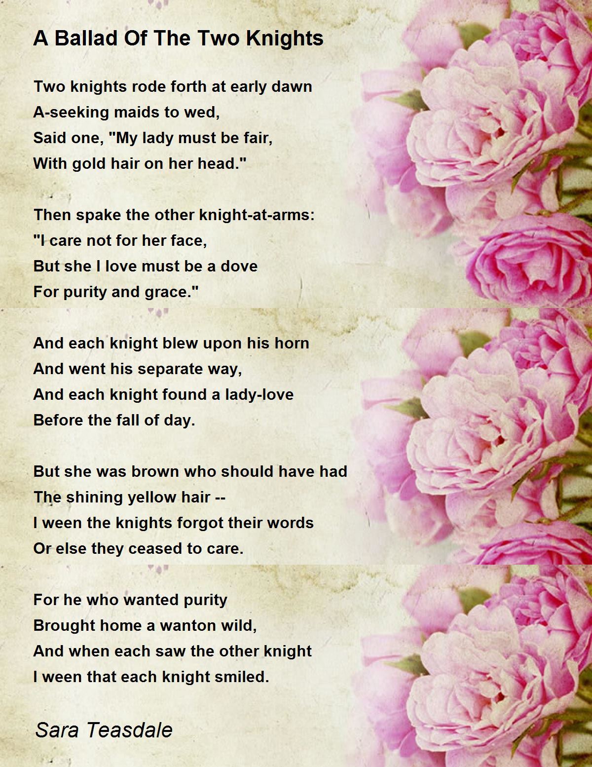 Ballad Poems - Poems For Ballad - - Poem by | Poem Hunter