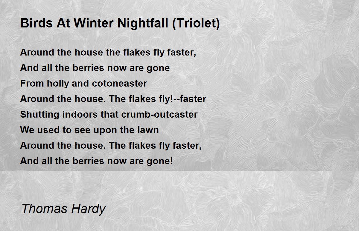 Best triolet poems image