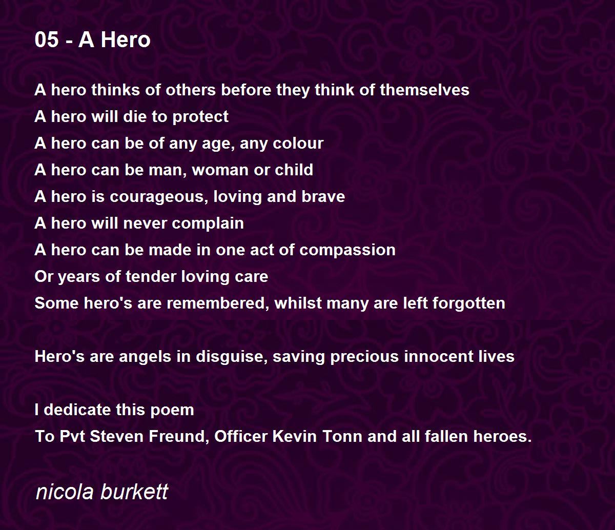 hero poems