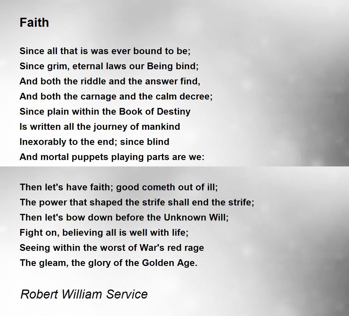 The Volunteer Poem by Robert William Service - Poem Hunter