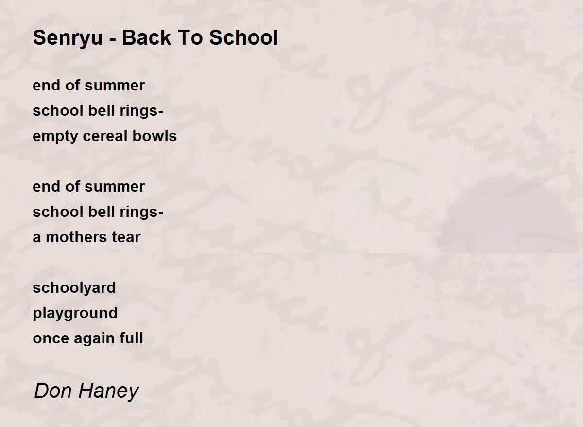 Senryu poem generator image