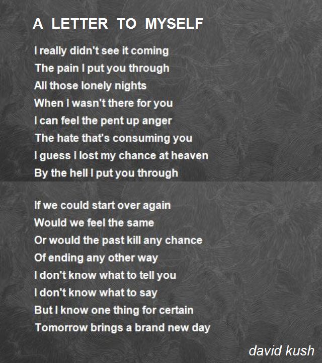 a-letter-to-myself-poem-by-david-kush-poem-hunter