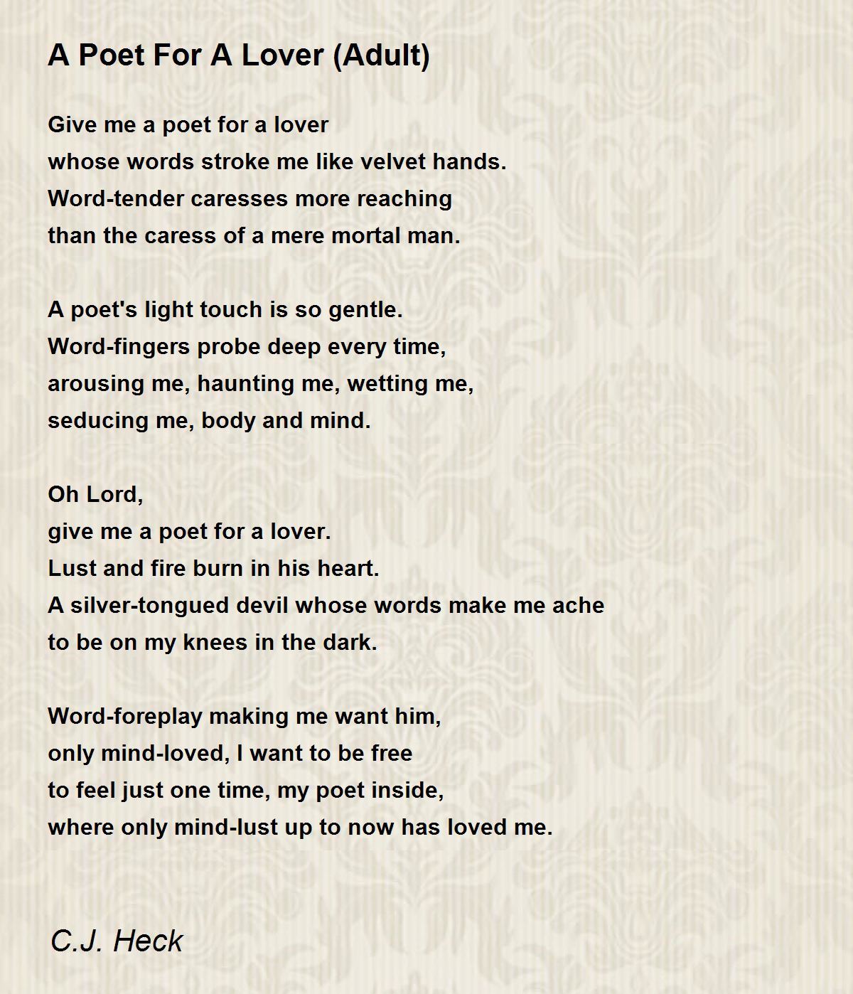Adult Love Poem 35