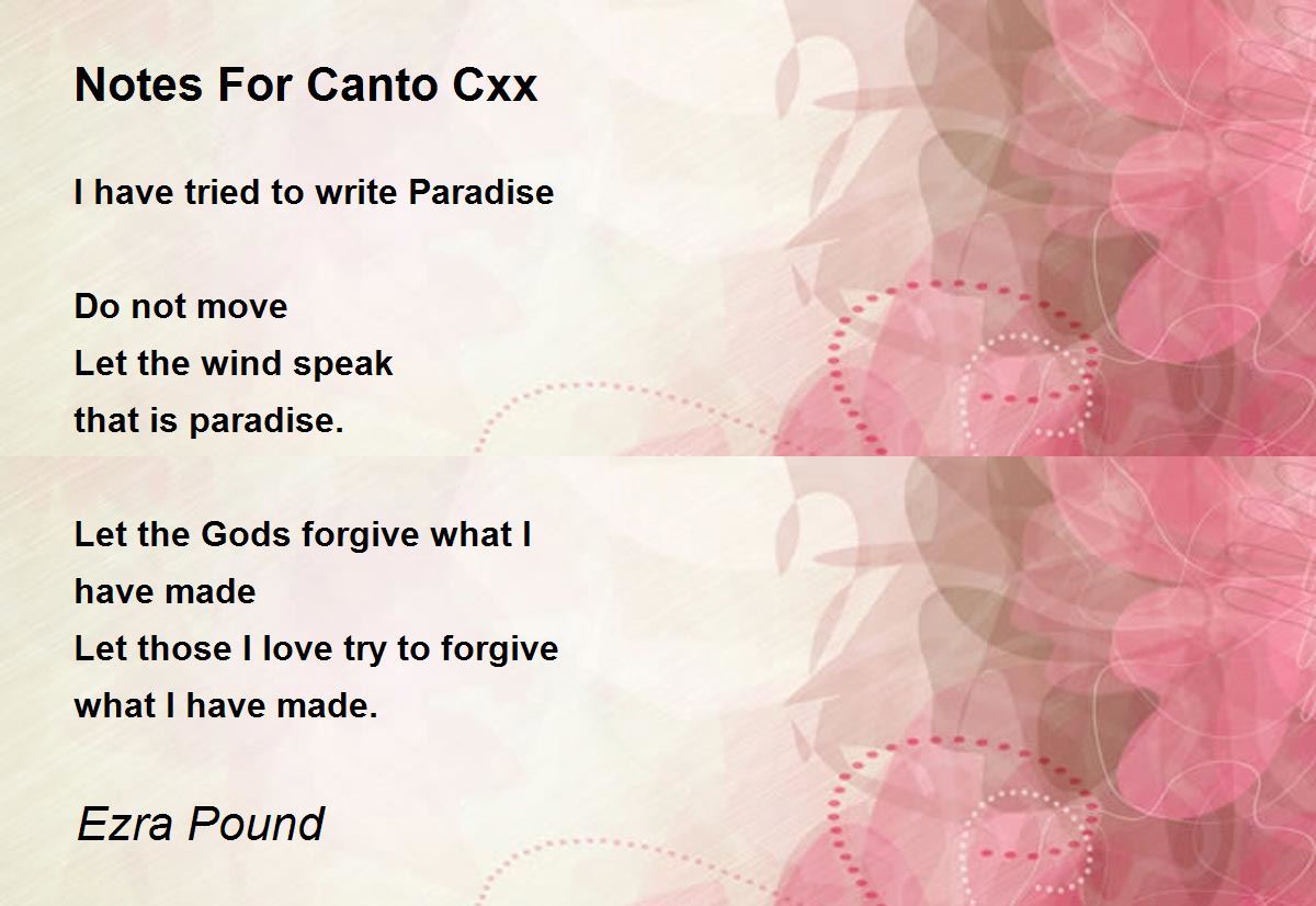 What is a canto picture