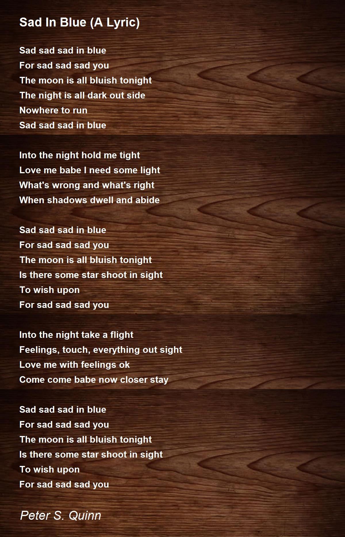 Lyric poem format image