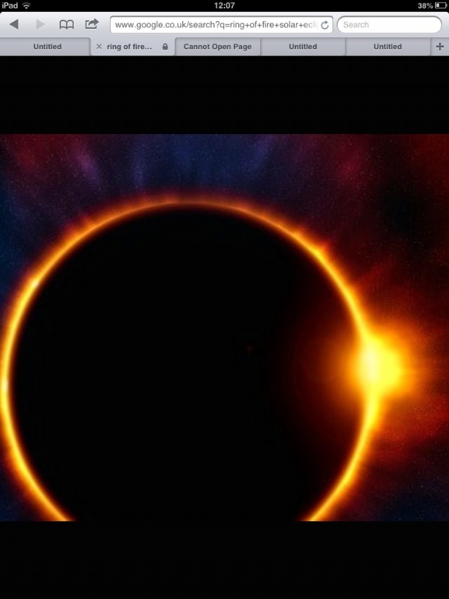 A Special Solar Eclipse