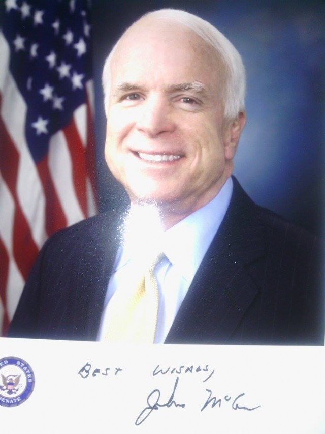 Autograph Muse Acrostic Name John Mccain