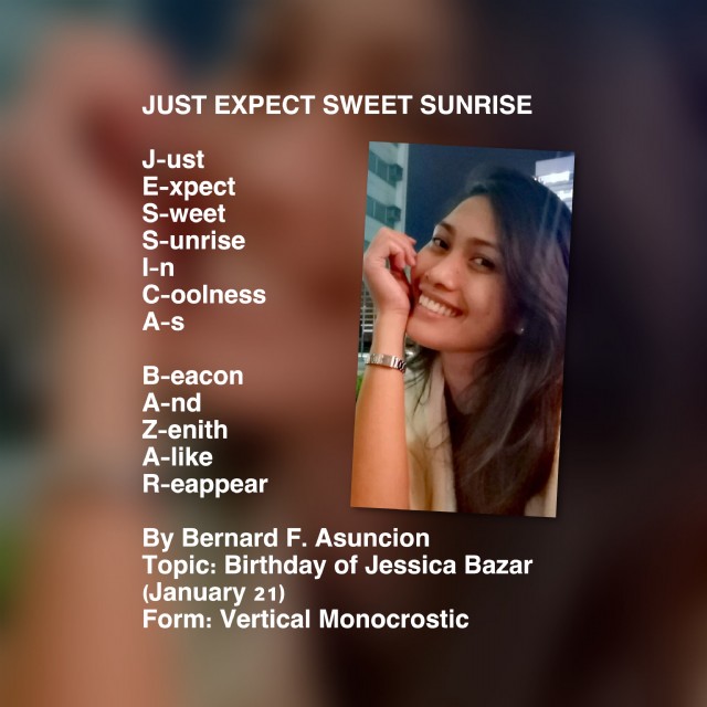 Just Expect Sweet Sunrise