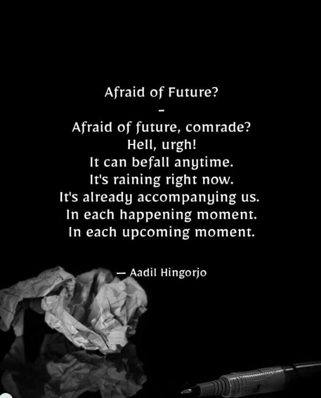Afraid Of Future?
