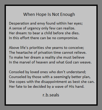 When Hope Is Not Enough