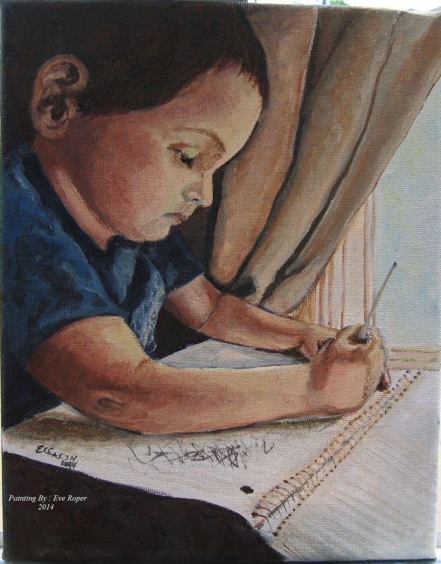 Paint Brush And A Few Moments (Haibun - Creative)