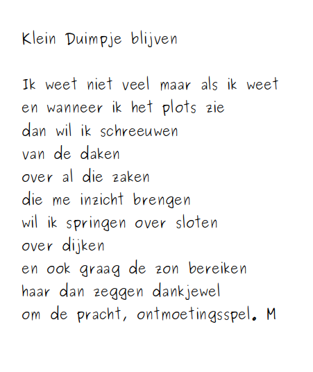 Klein Duimpje Blijven