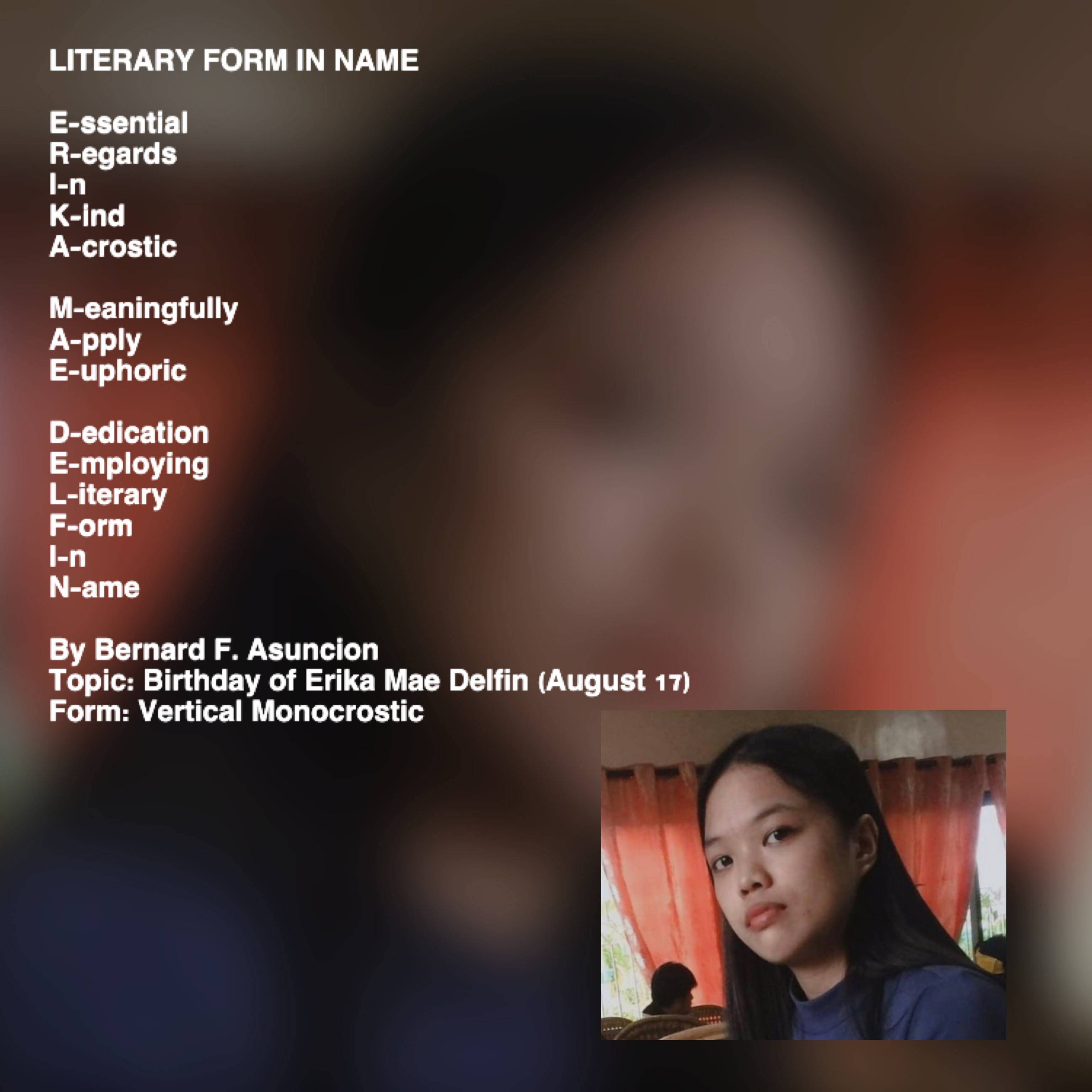 Literary Form In Name