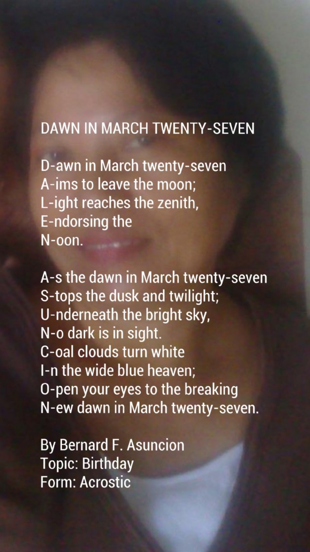 Dawn In March Twenty-Seven