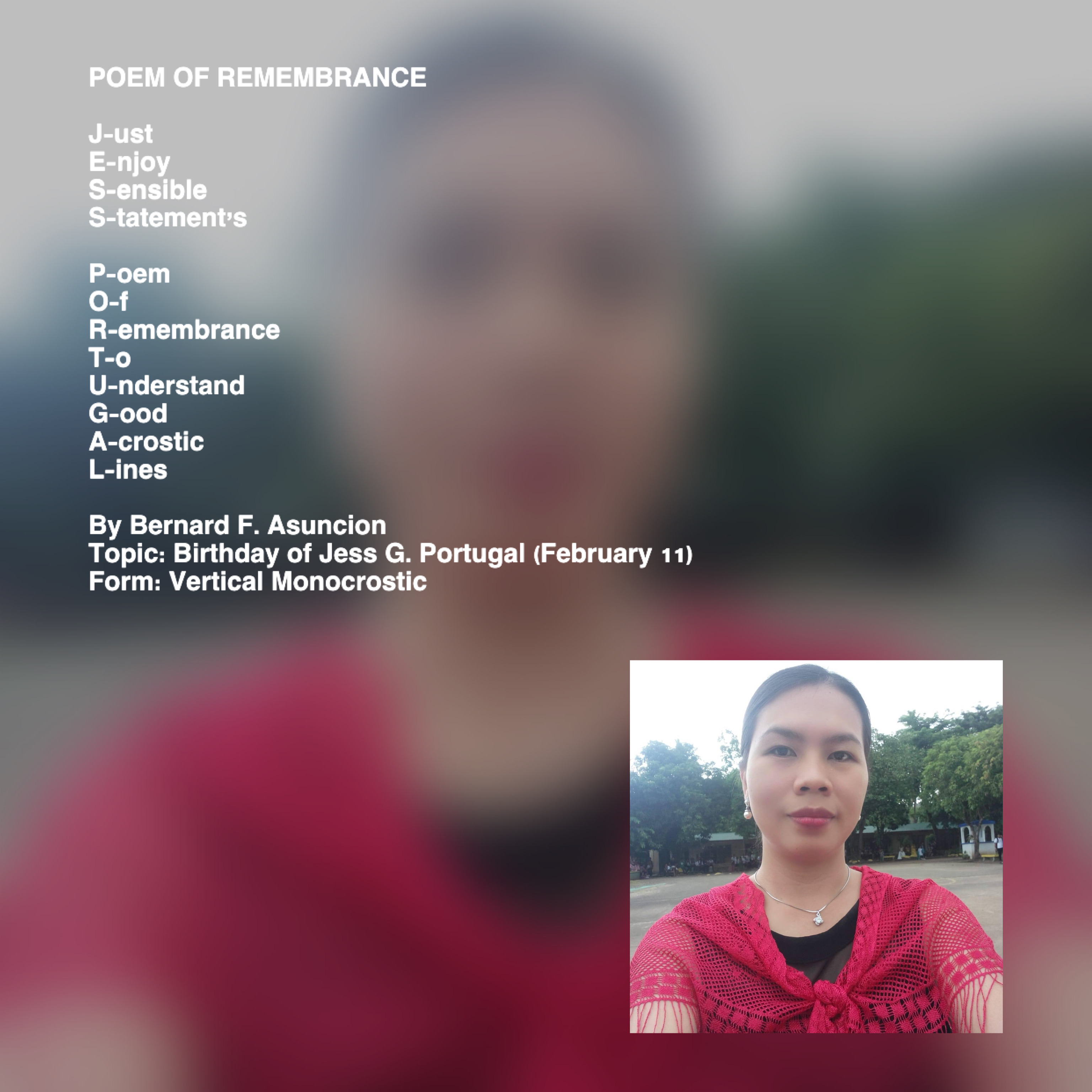Poem Of Remembrance