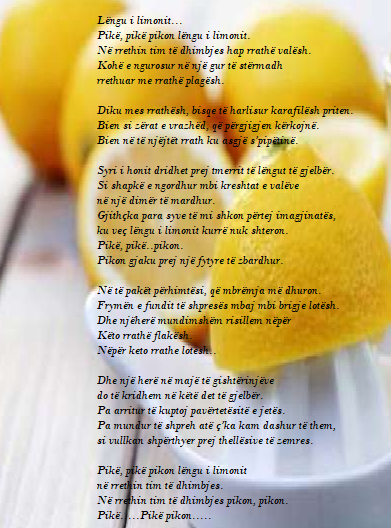Lëngu I Limonit...