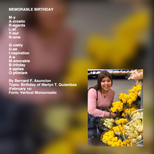 Memorable Birthday