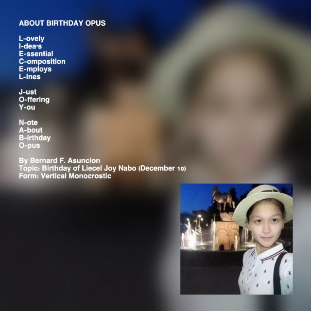 About Birthday Opus