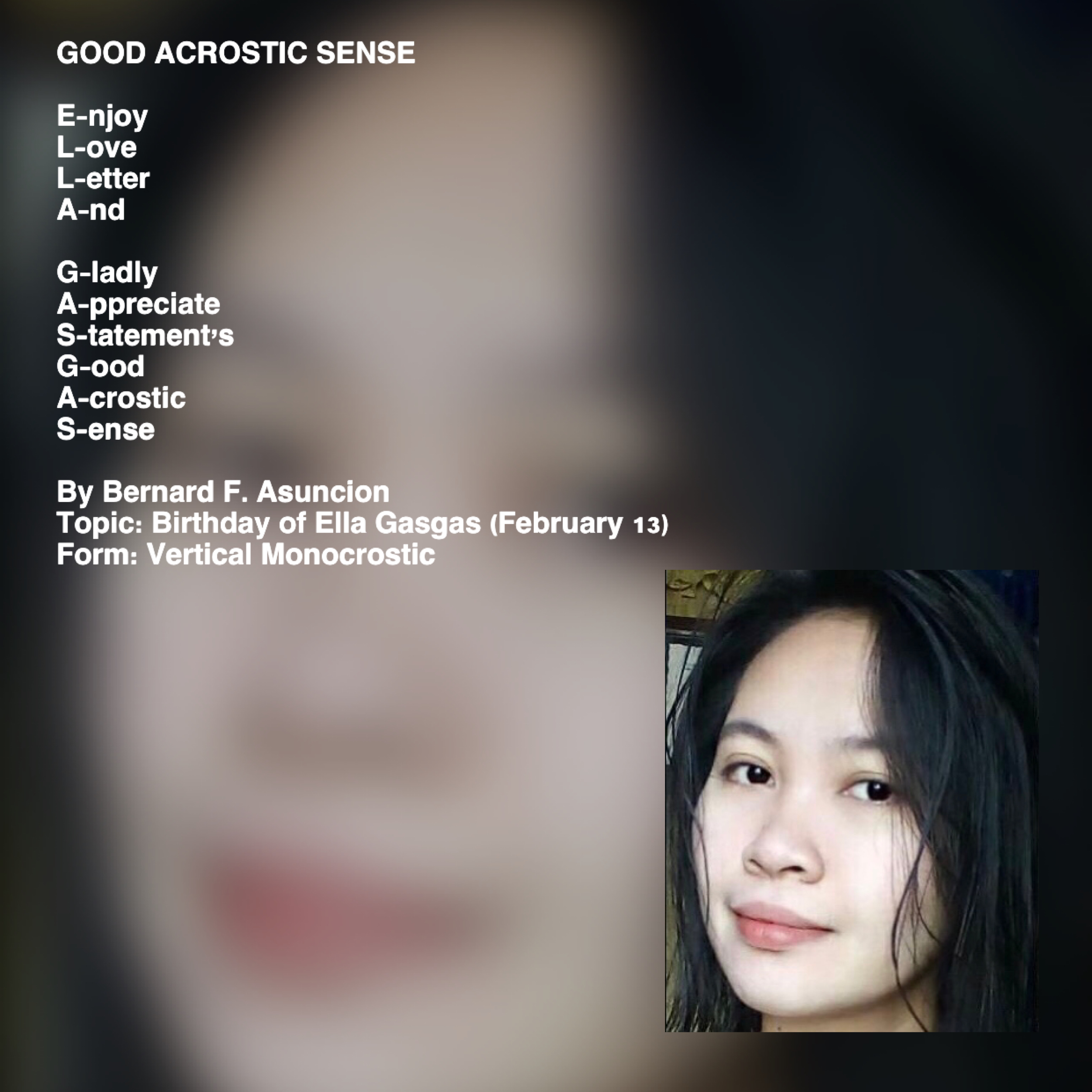 Good Acrostic Sense