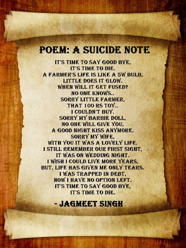 A Suicide Note