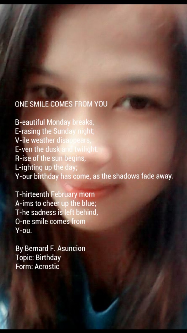 One Smile Comes From You