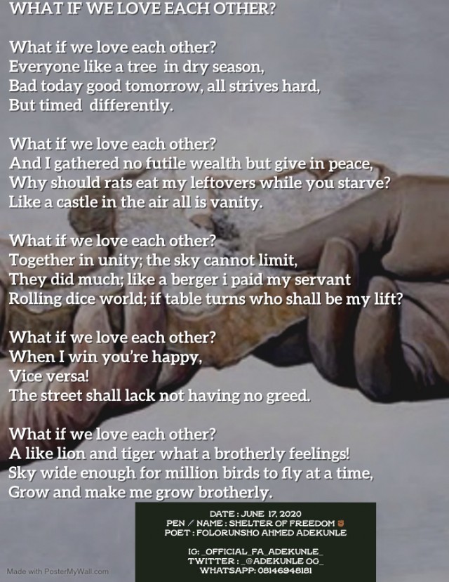 What If We Love Each Other?