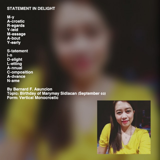 Statement In Delight