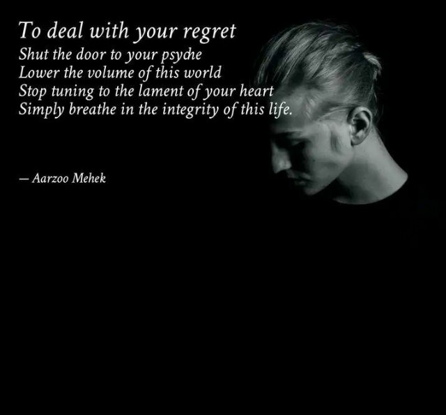 To Deal With Your Regret