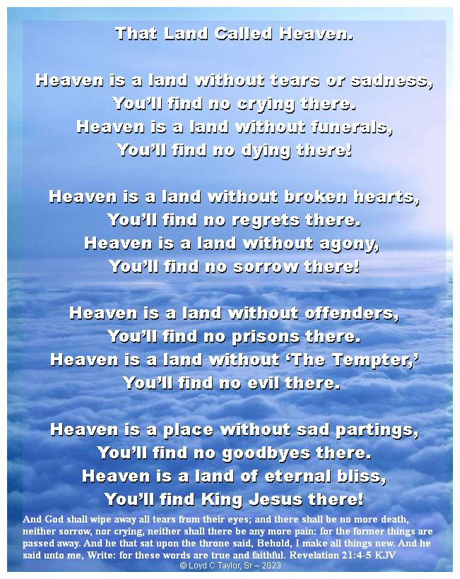 That Land Called Heaven