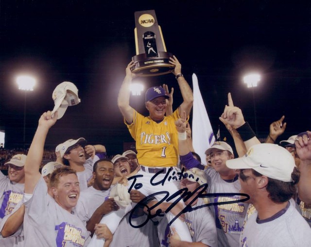 Autograph Muse Acrostic Name Louisiana State University Baseball Team