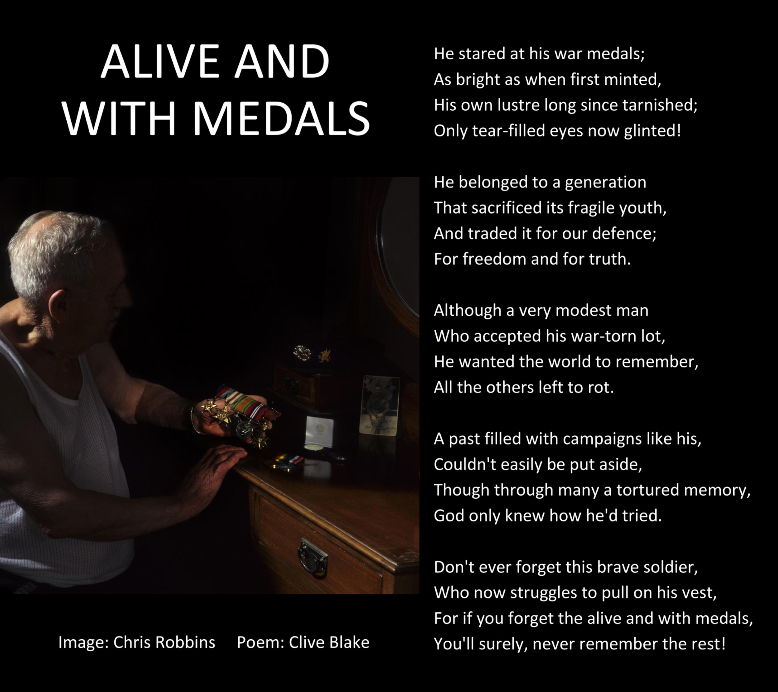 Alive And With Medals
