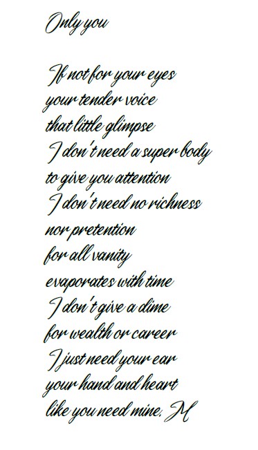 Only You..