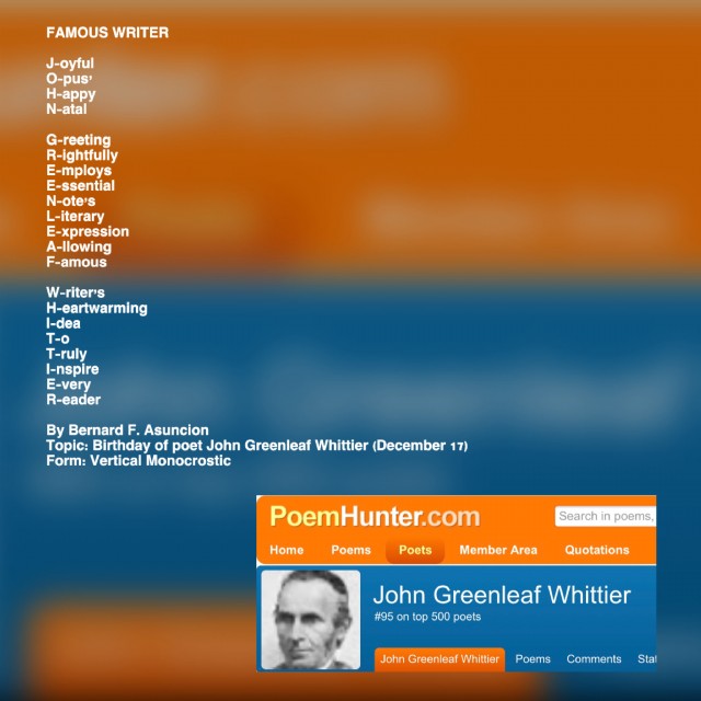 Famous Writer