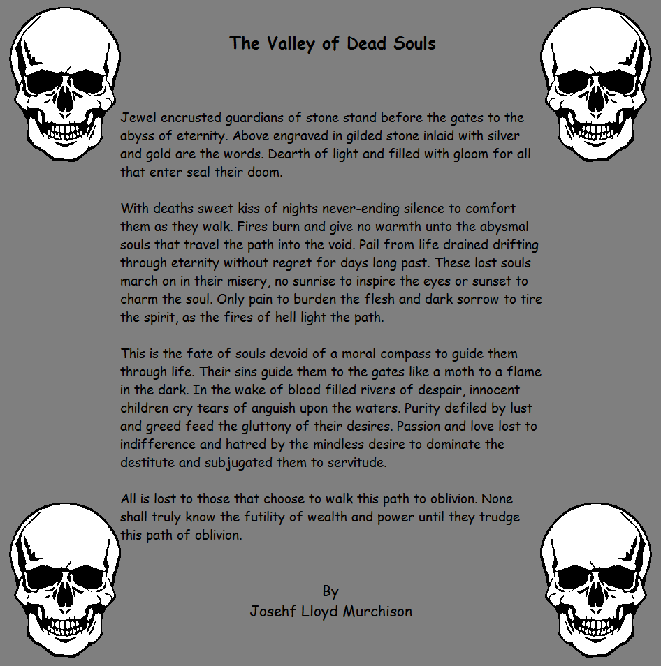 The Valley Of Dead Souls