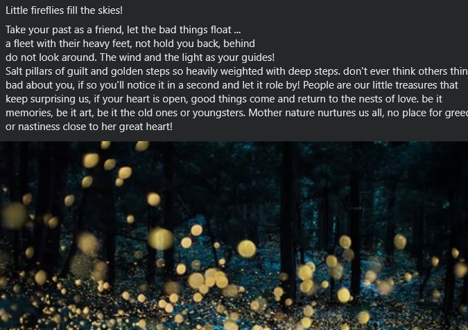 Little Fireflies Fill The Skies!