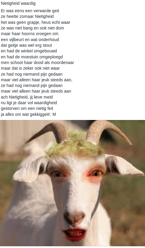 Nietigheid Waardig