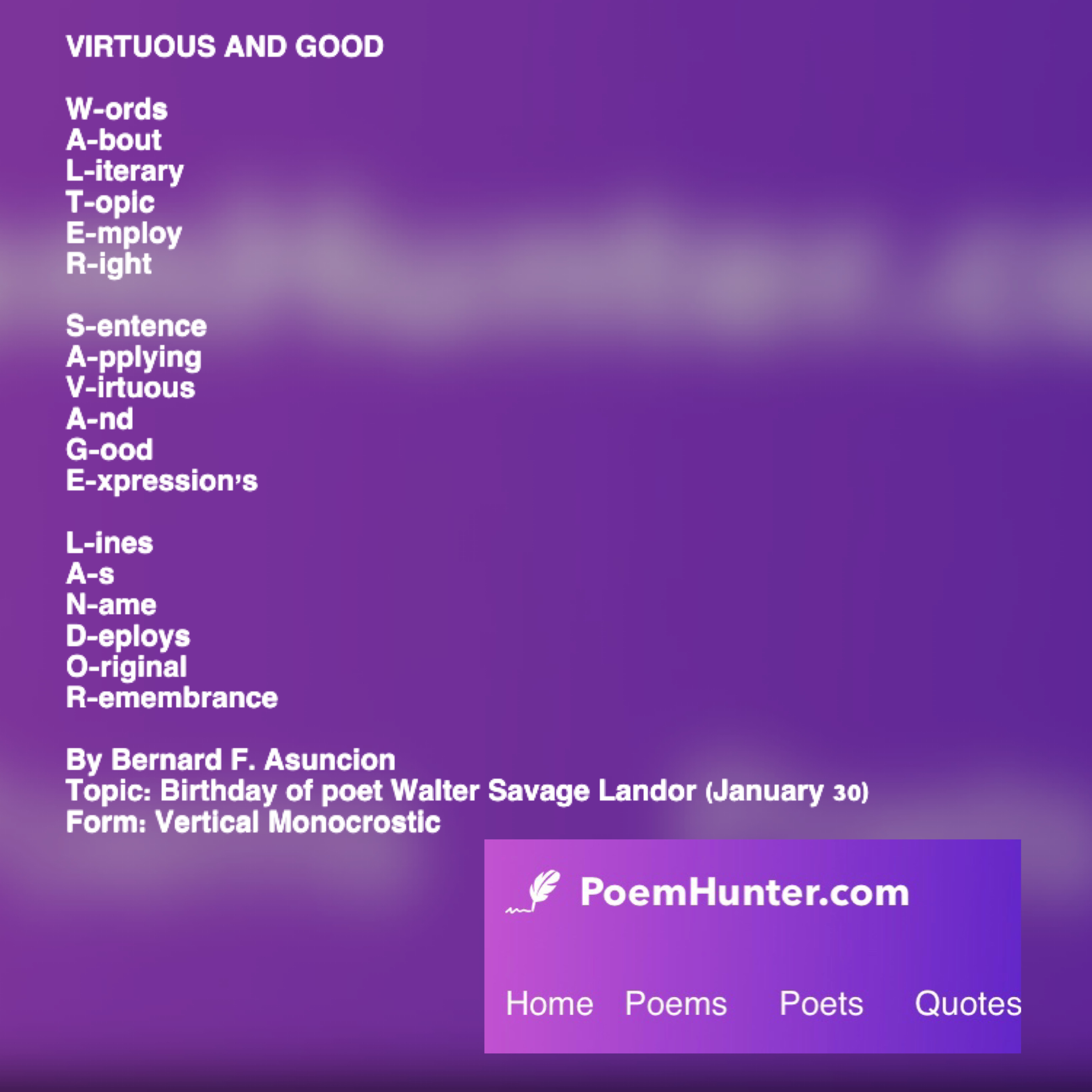 Virtuous And Good