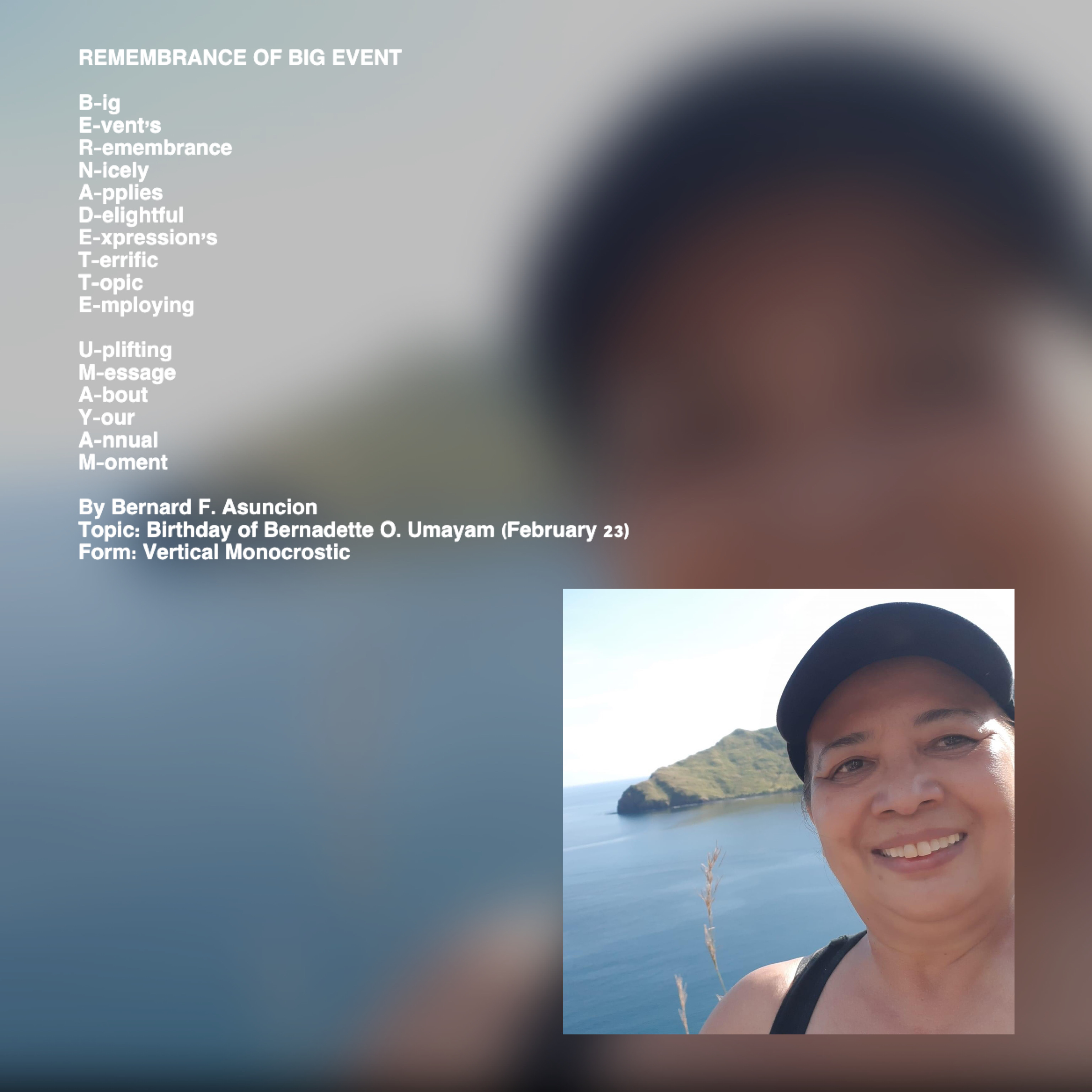 Remembrance Of Big Event