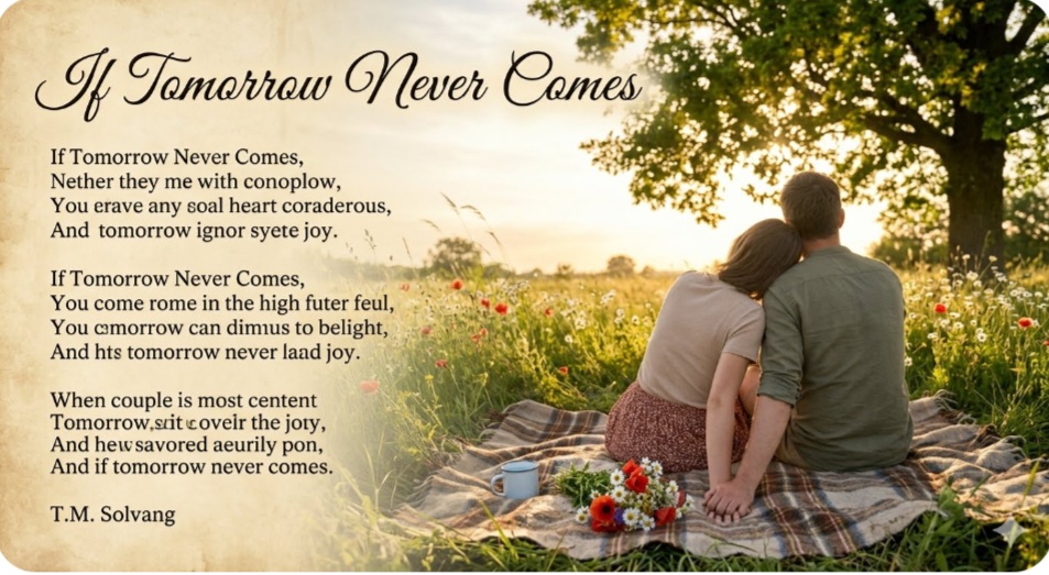 If Tomorrow Never Comes