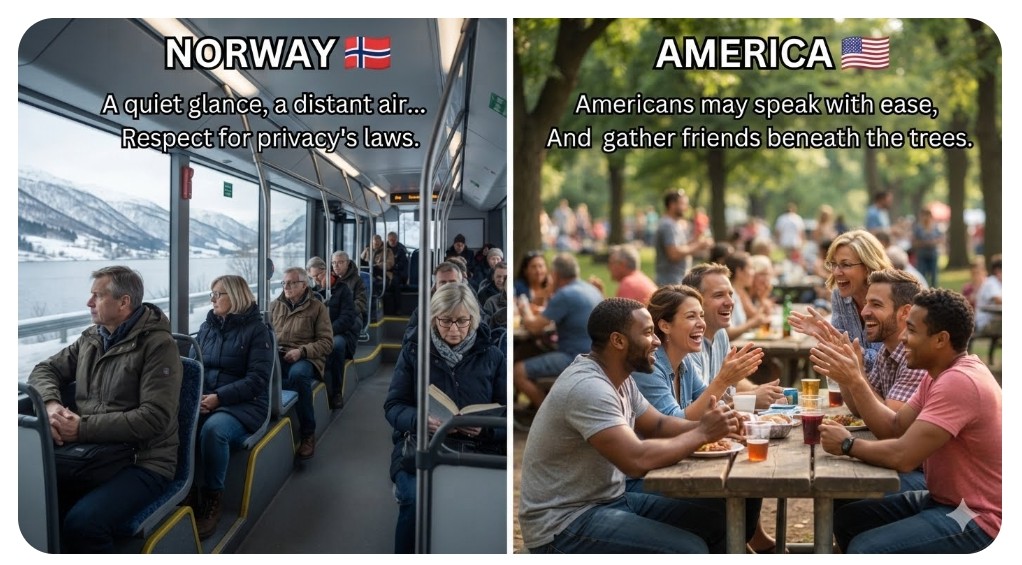 Norwegians Vs Americans