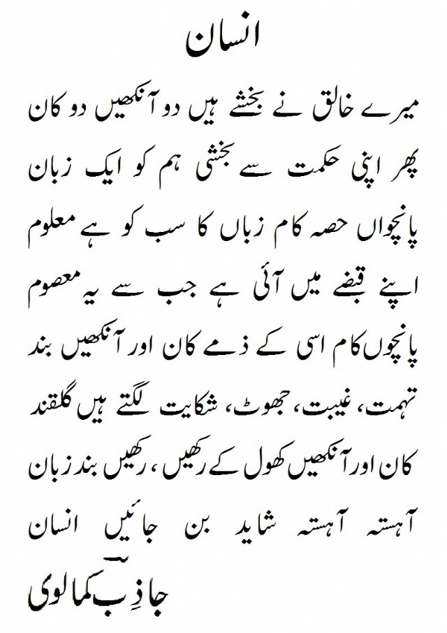 Insaan (Urdu)