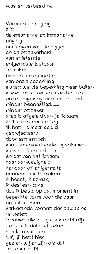 Was En Verbeelding