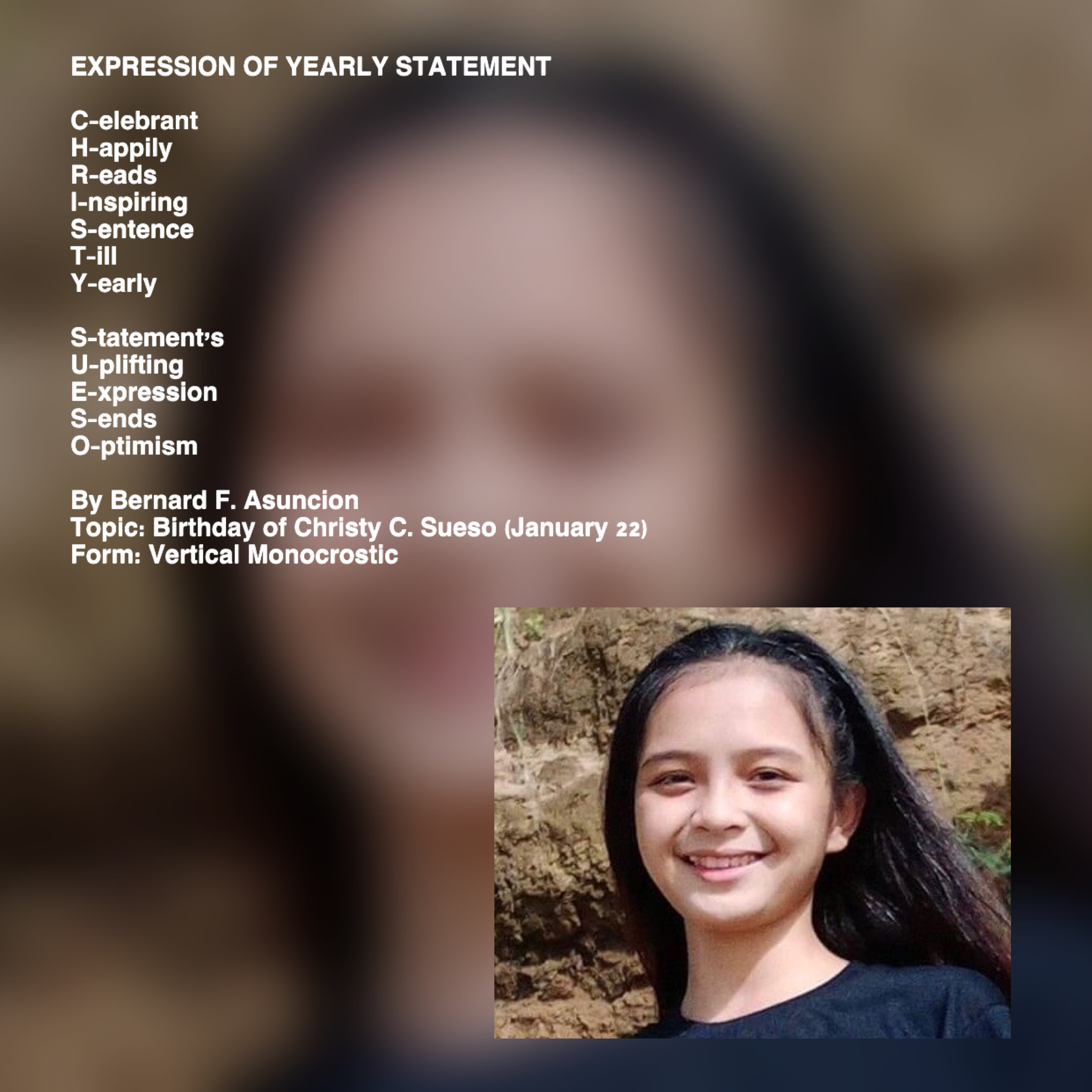 Expression Of Yearly Statement