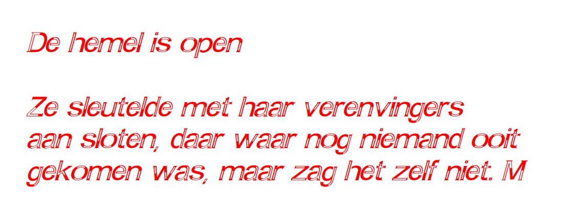 De Hemel Is Open