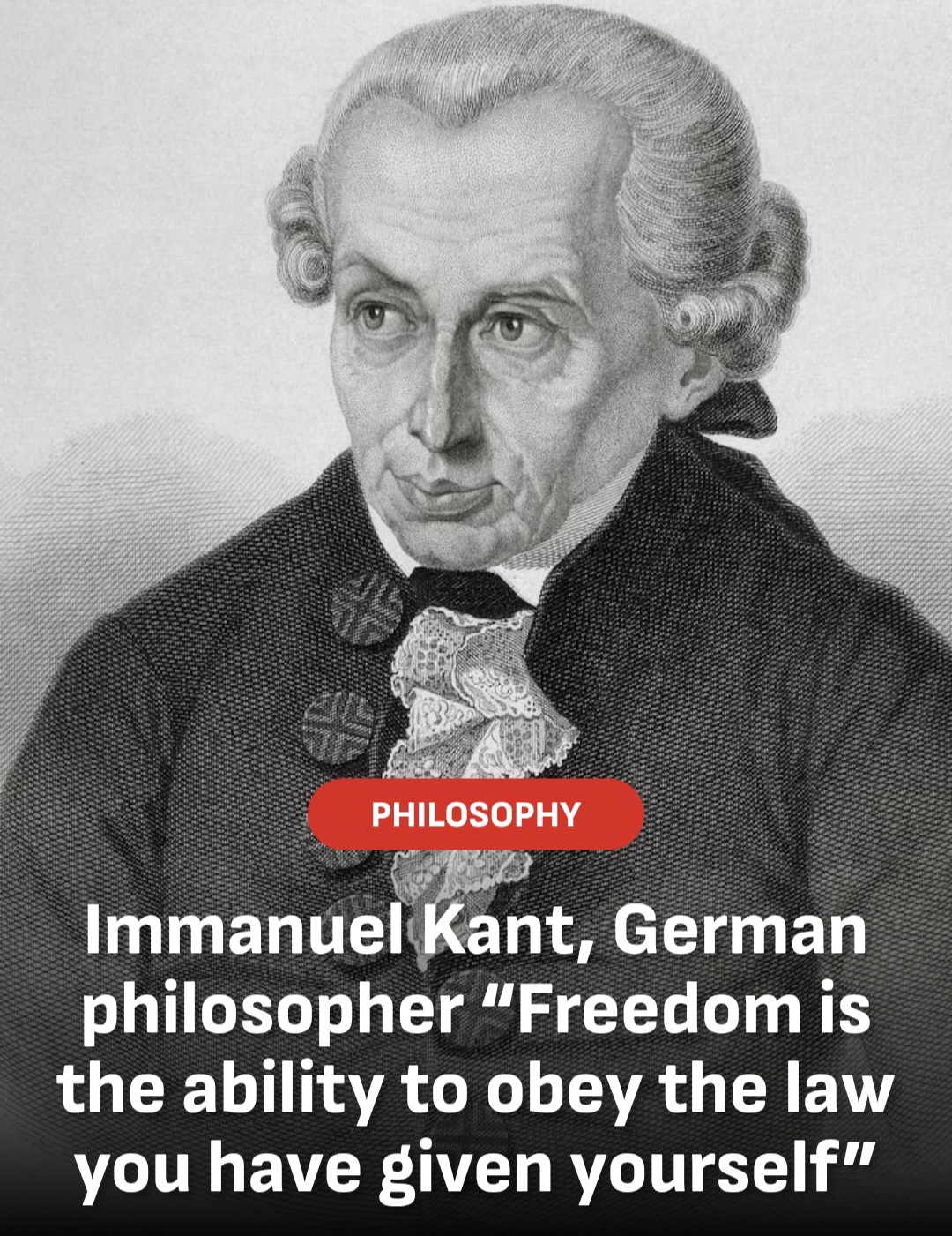 Immanuel Kant.