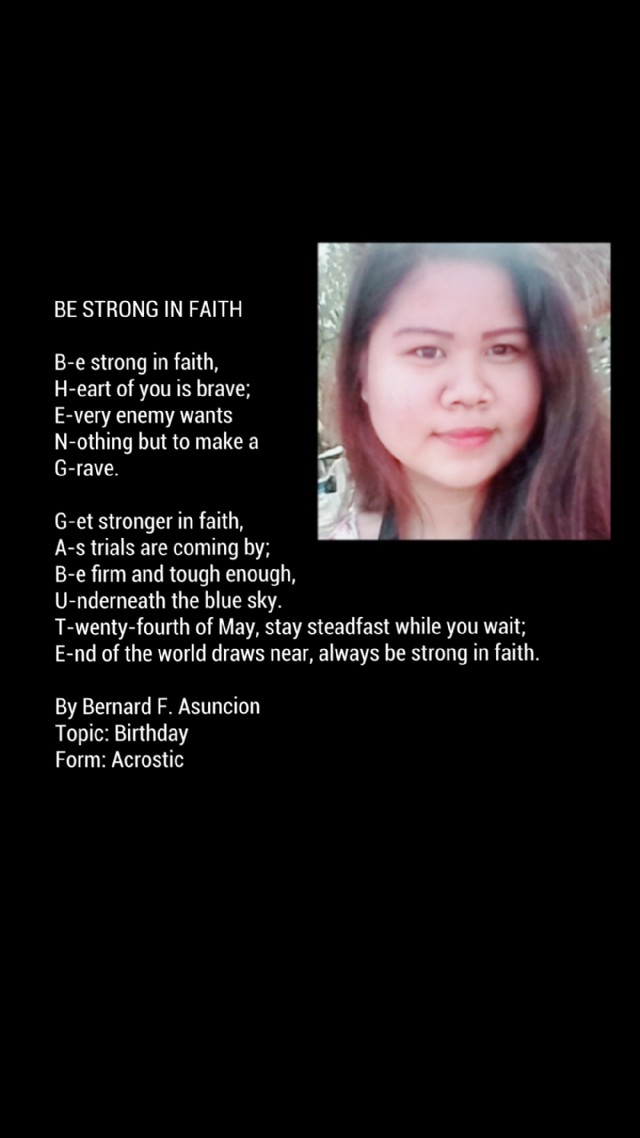 Be Strong In Faith