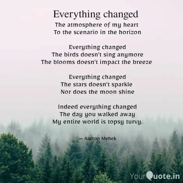 Everything Changed