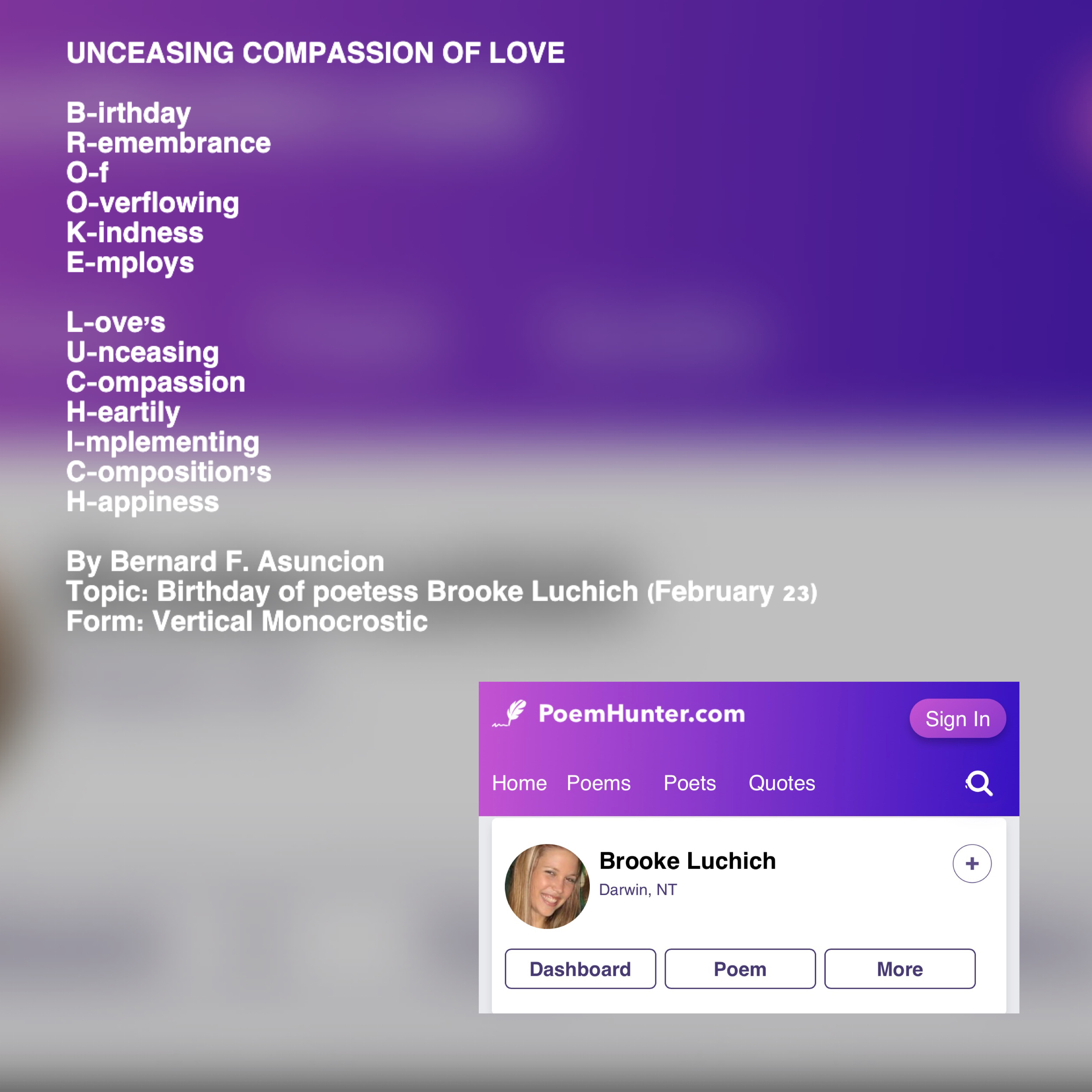 Unceasing Compassion Of Love