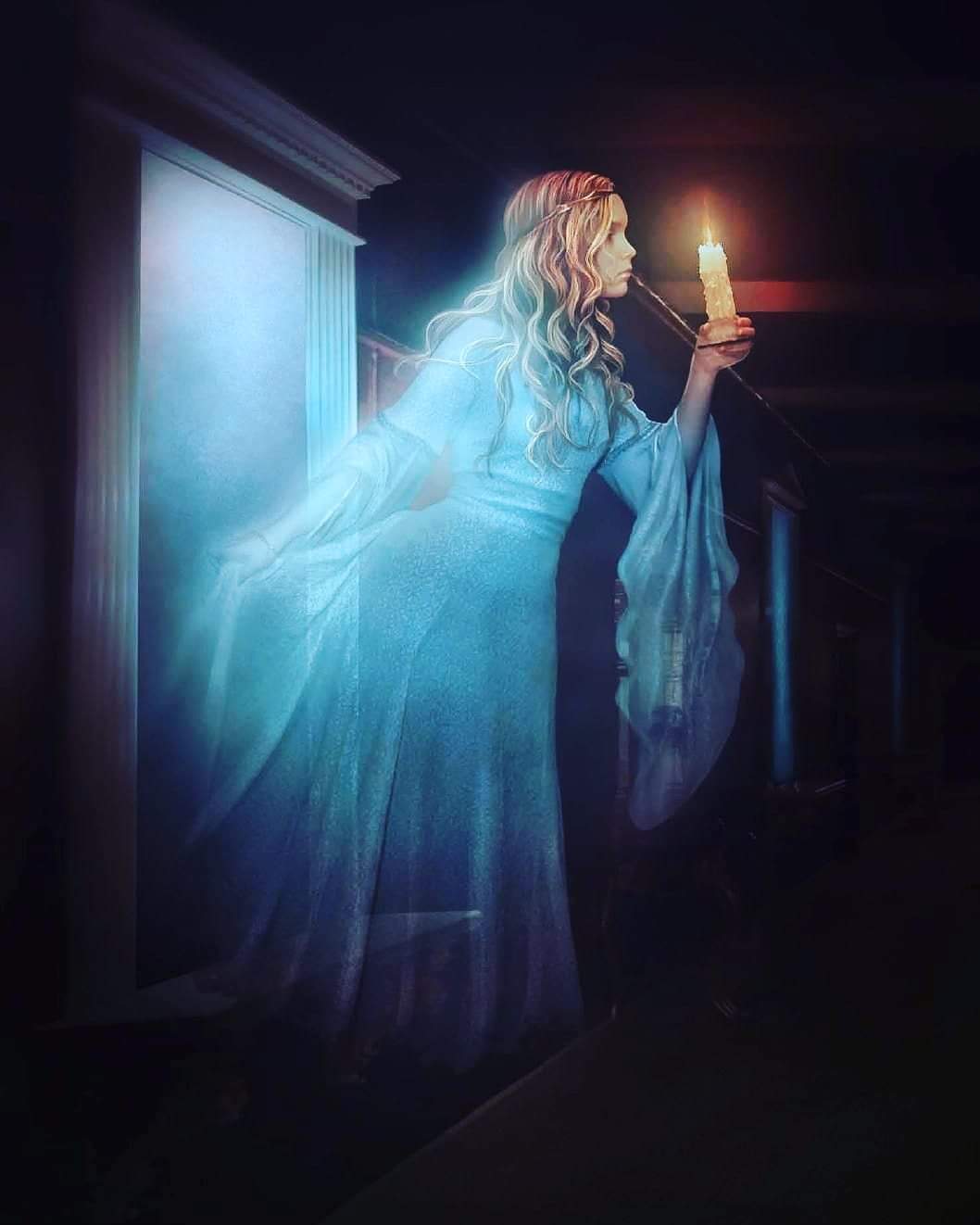 The Lady In Blue.